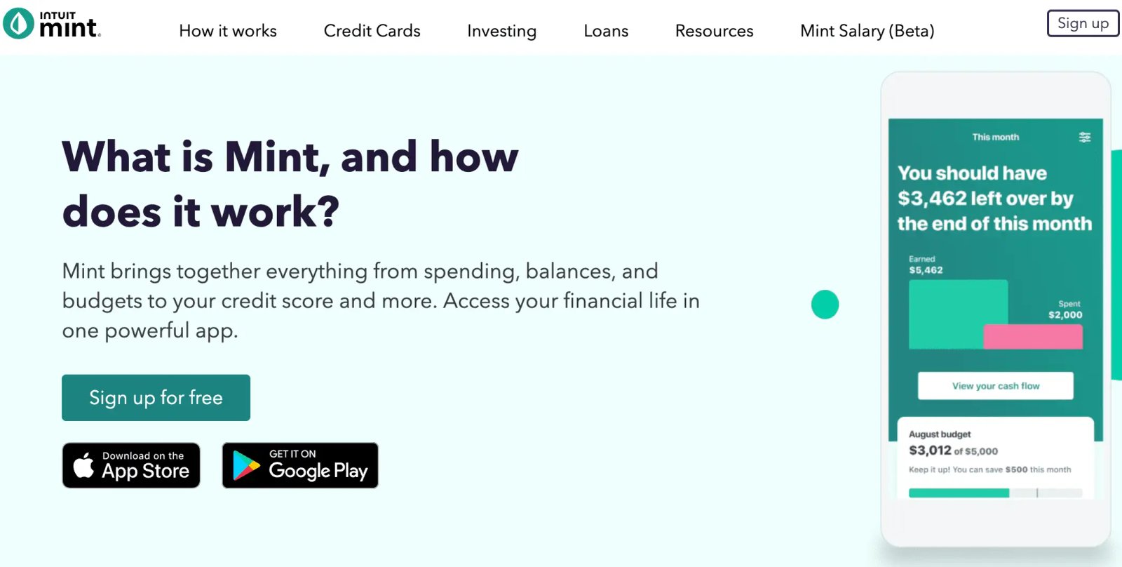 mint-main-page