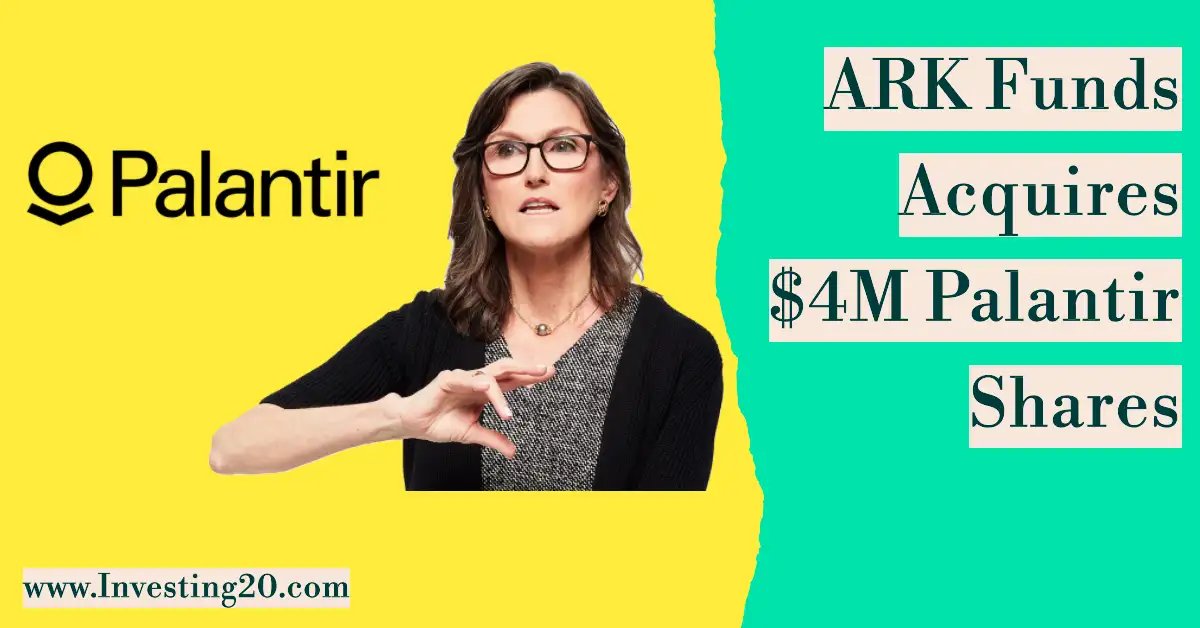 Cathie woods acquire palantir share worth $4M