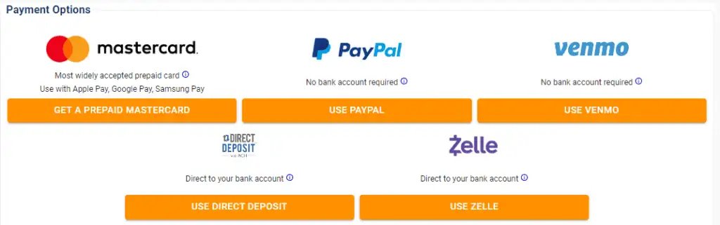 facebook settlement payment modes